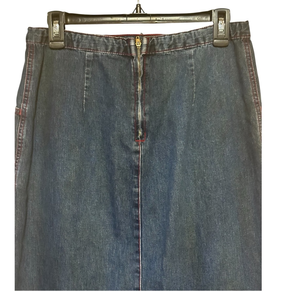 Vintage Y2K Anchor BlueWomen's Denim Skirt - Picture 4 of 7